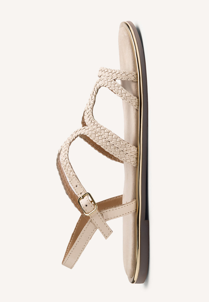 SANDALIAS PIEL TRENZADA NEKUBU