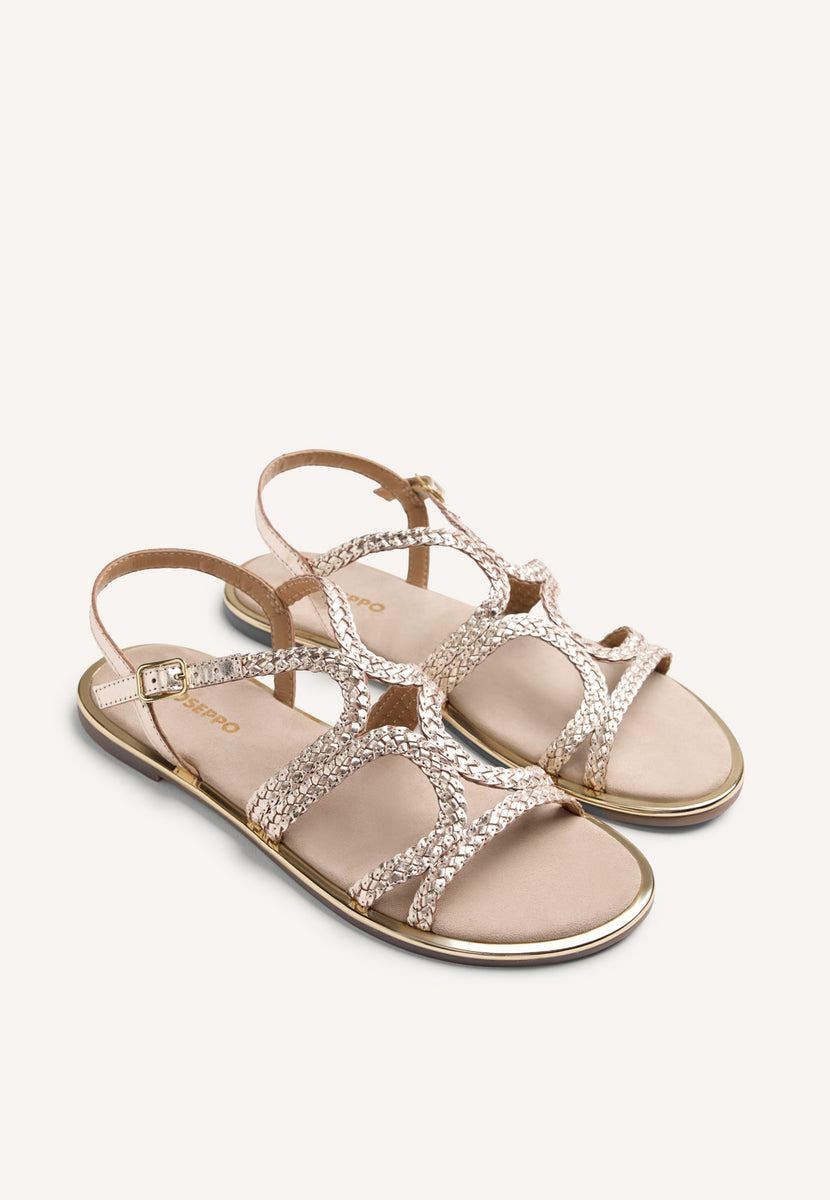 SANDALIAS PIEL TRENZADA NEKUBU