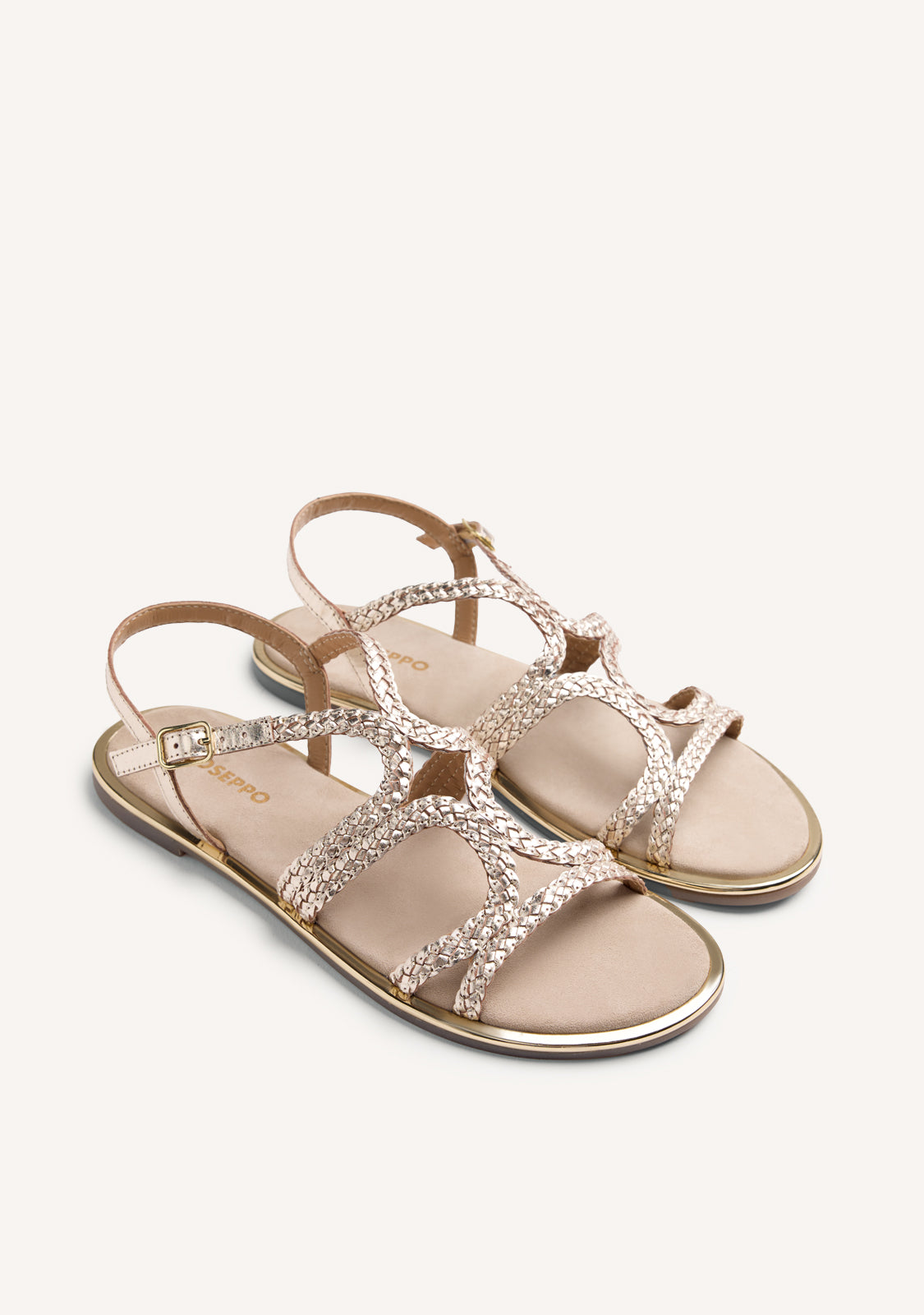 SANDALI PELLE INTRECCIATA NEKUBU