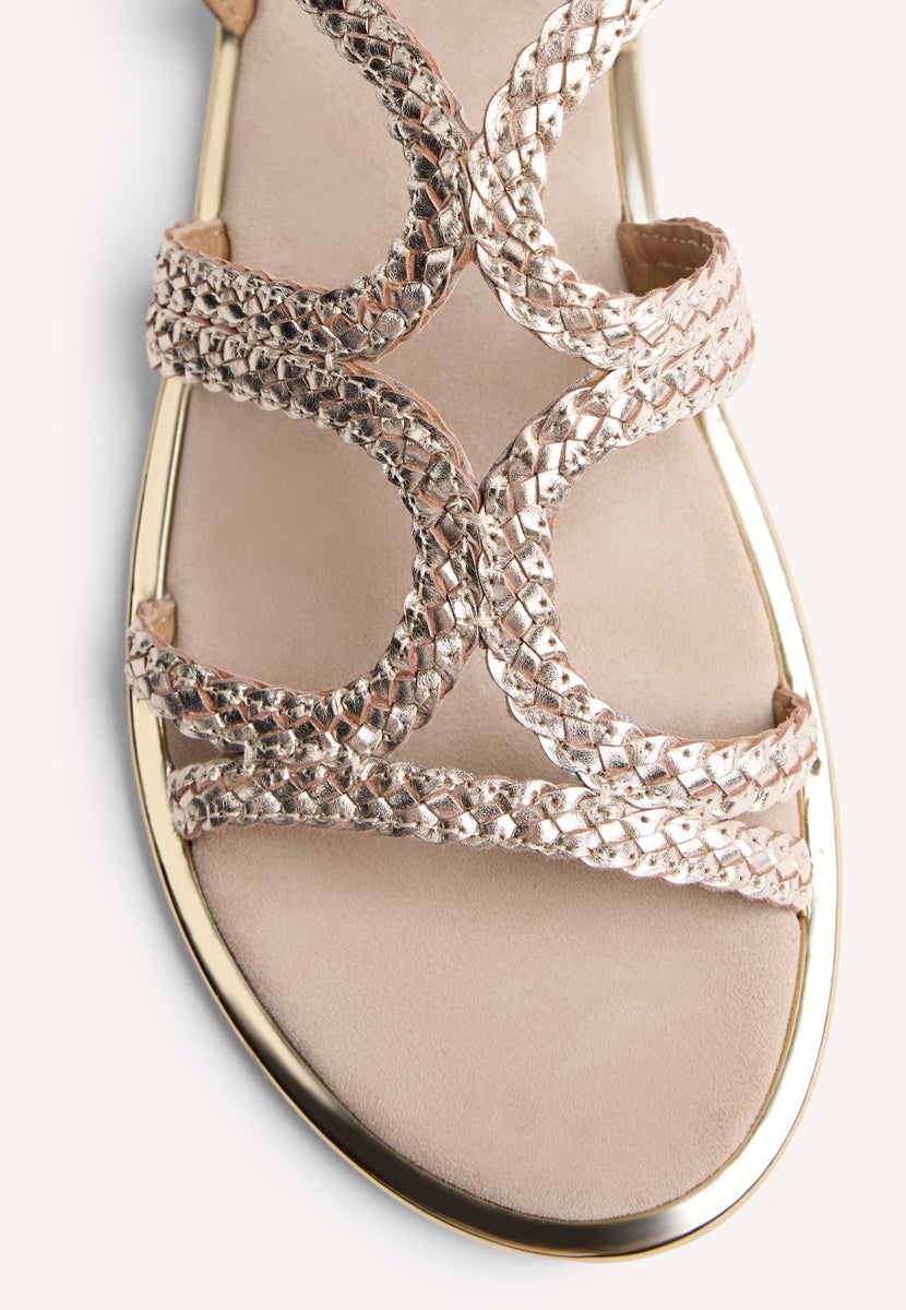 SANDALIAS PIEL TRENZADA NEKUBU