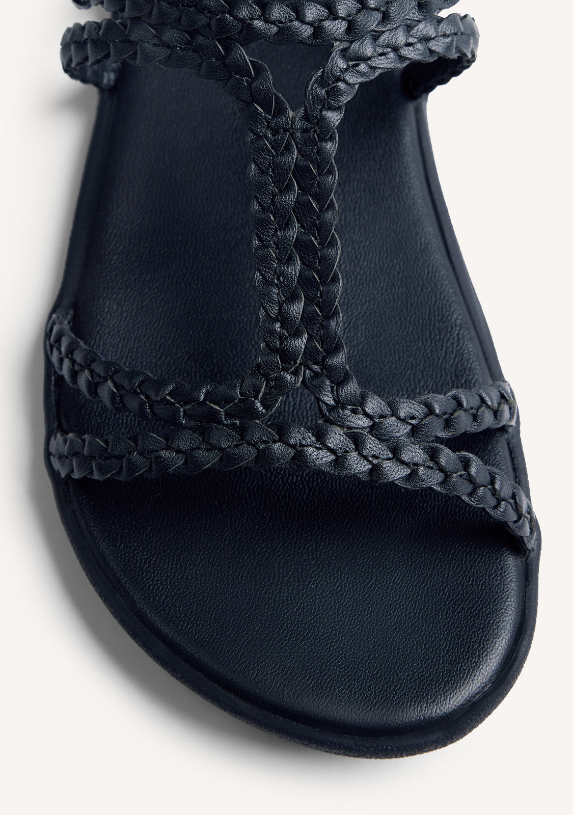 GIOSEPPO BAREFOOT - BRAIDED LEATHER SANDALS NEDELJA