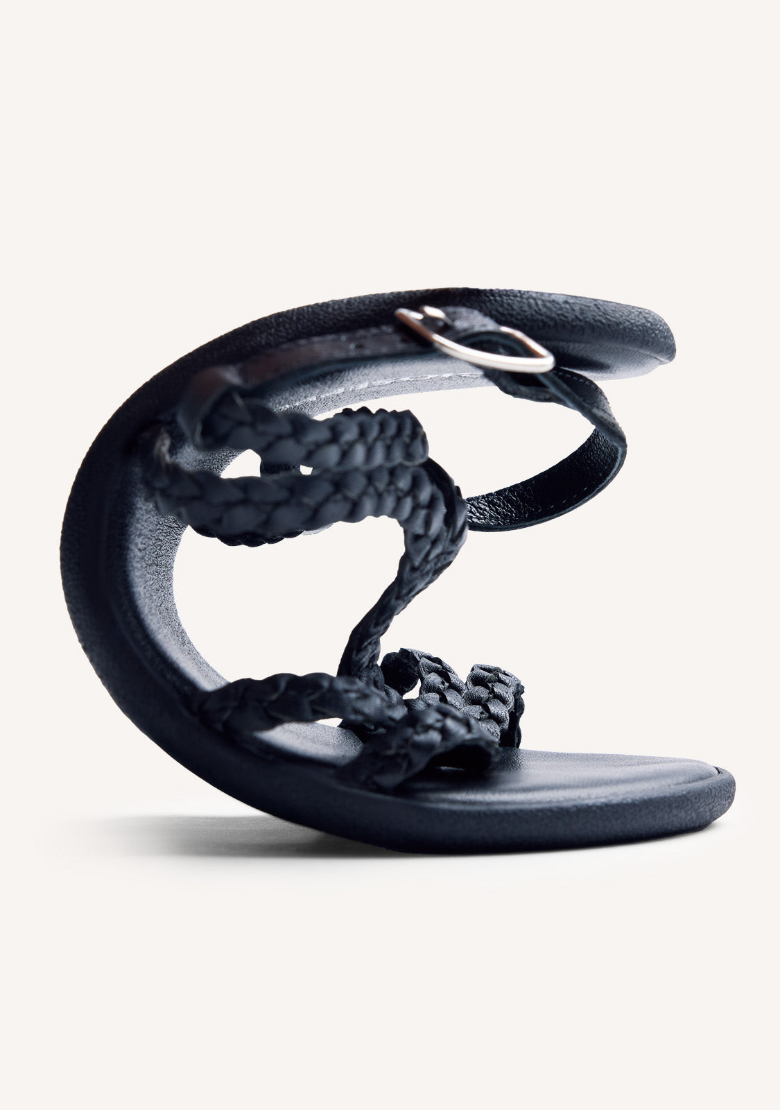 GIOSEPPO BAREFOOT - BRAIDED LEATHER SANDALS NEDELJA