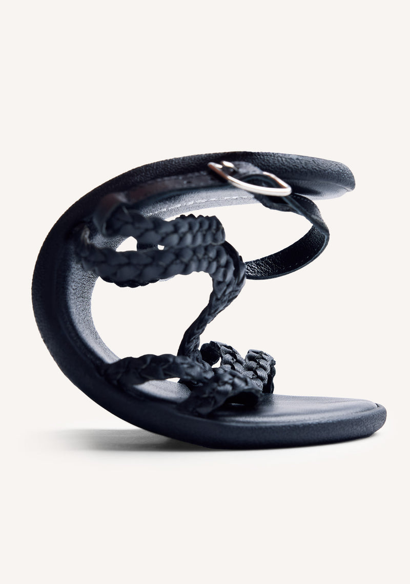 GIOSEPPO BAREFOOT - BRAIDED LEATHER SANDALS NEDELJA