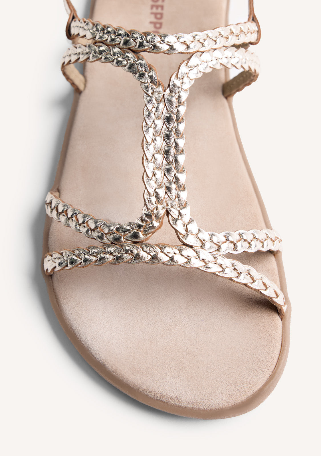 GIOSEPPO BAREFOOT - BRAIDED LEATHER SANDALS NEDELJA