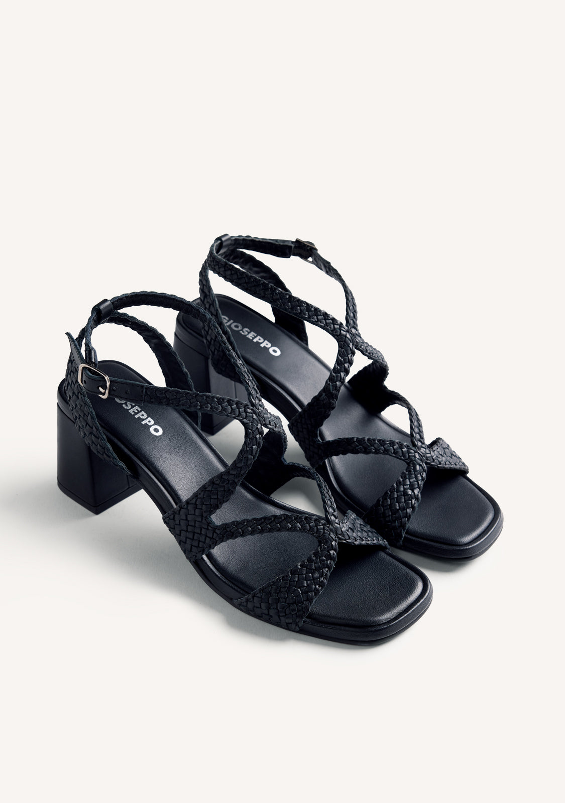 LEATHER HEELED SANDALS MOHORO
