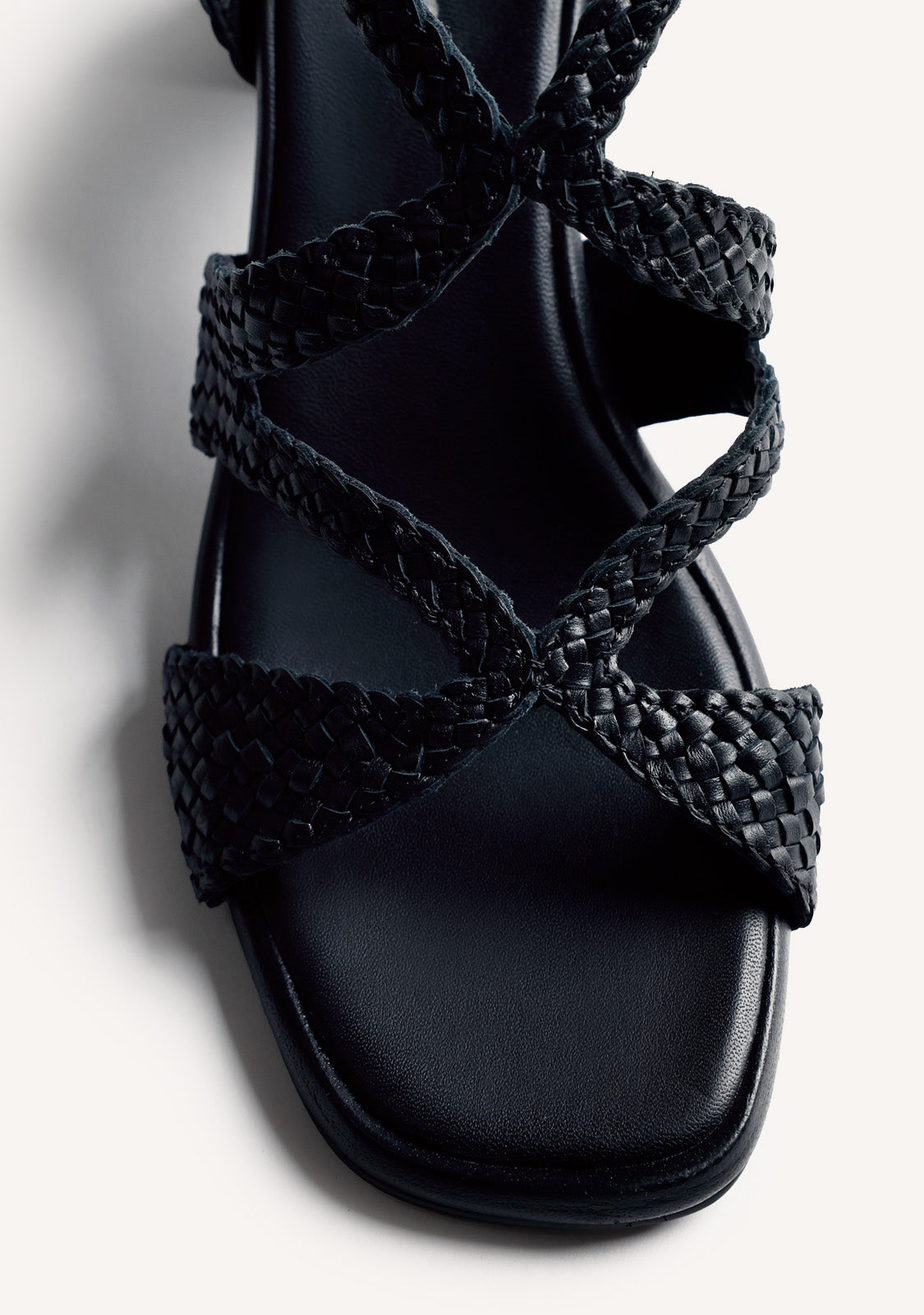 LEATHER HEELED SANDALS MOHORO