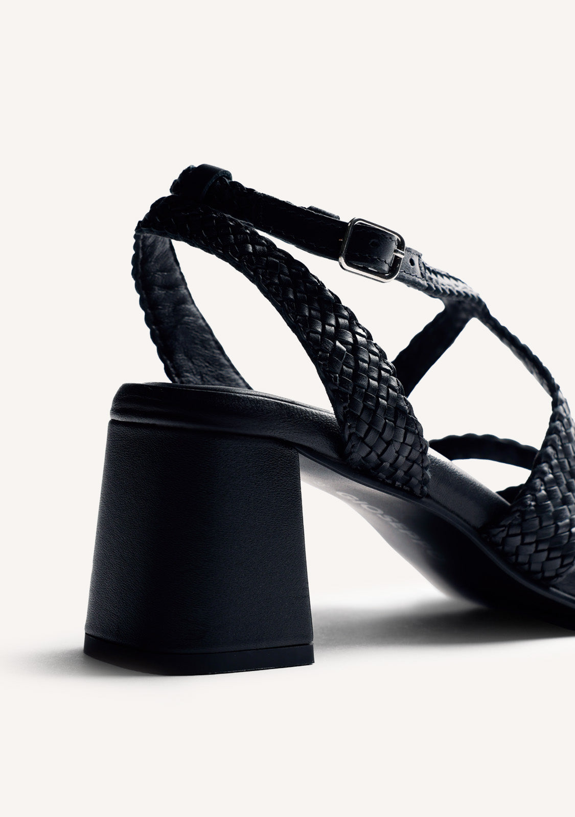 LEATHER HEELED SANDALS MOHORO
