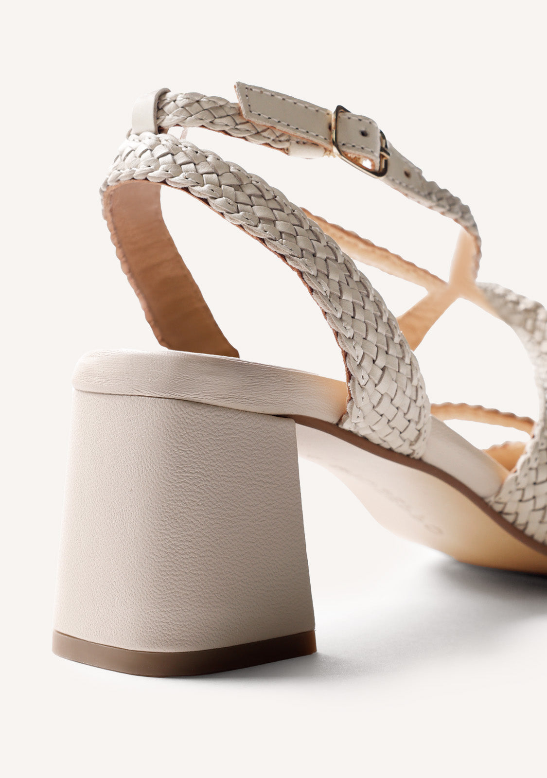 LEATHER HEELED SANDALS MOHORO