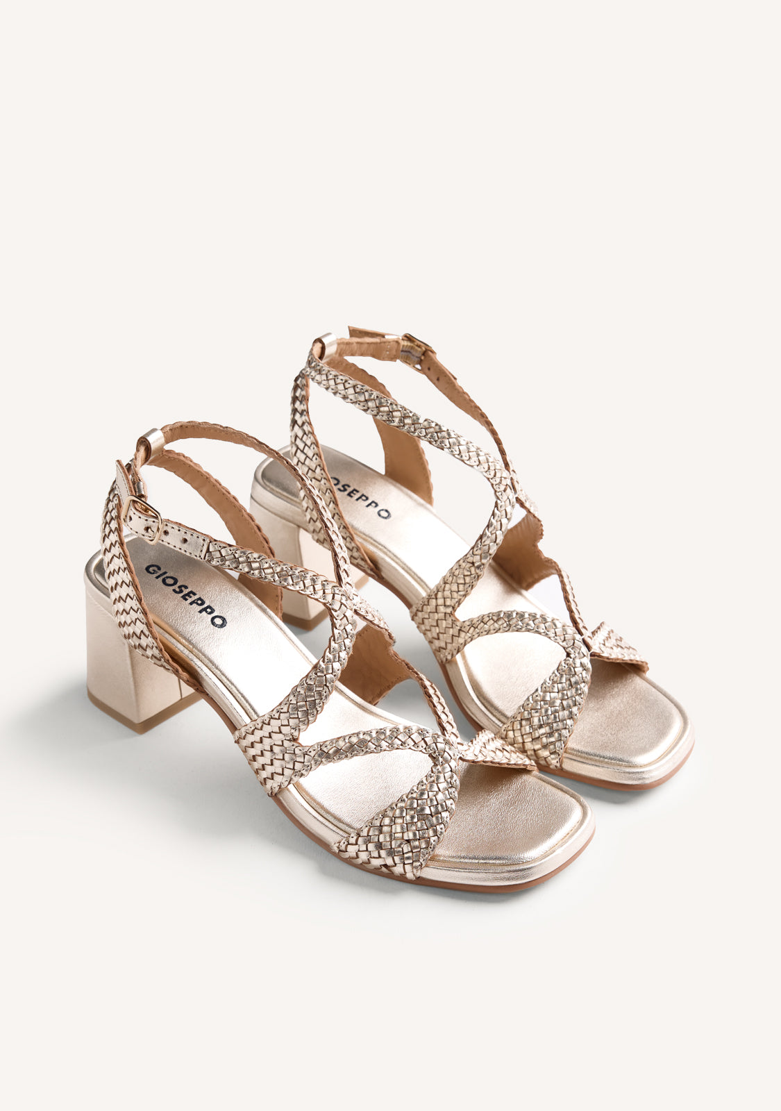LEATHER HEELED SANDALS MOHORO