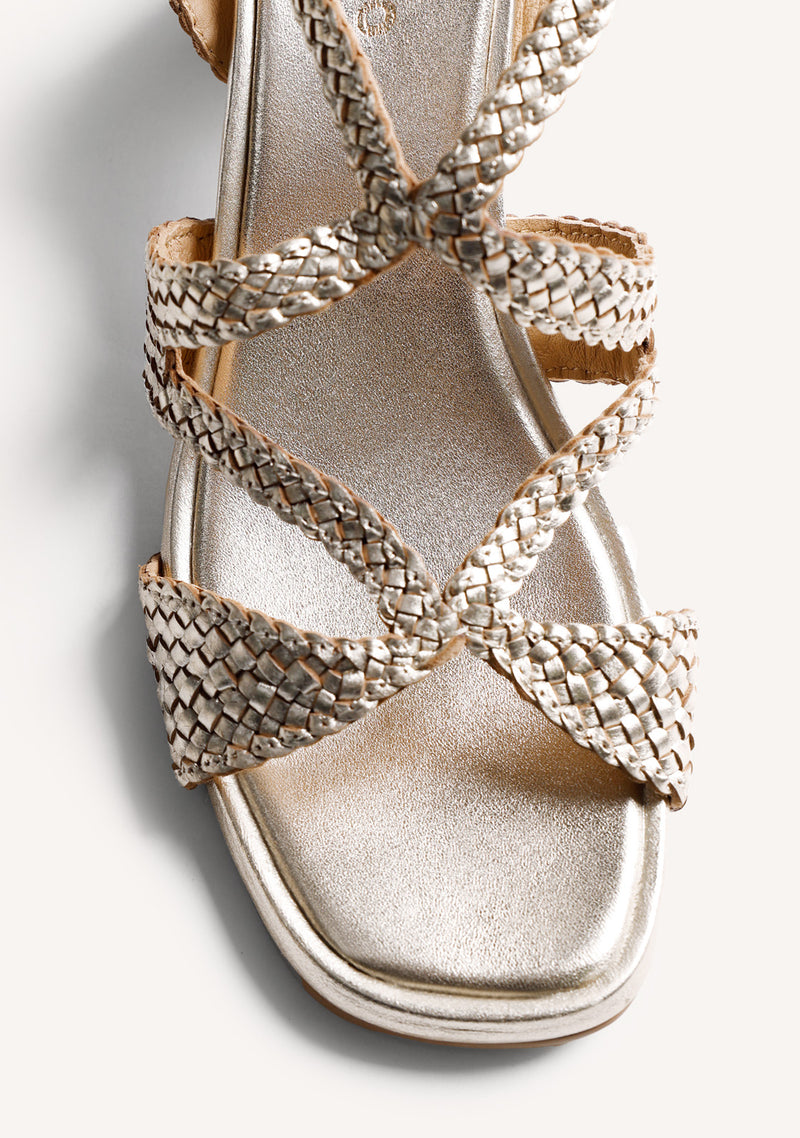 SANDÁLIAS DE SALTO COURO MOHORO