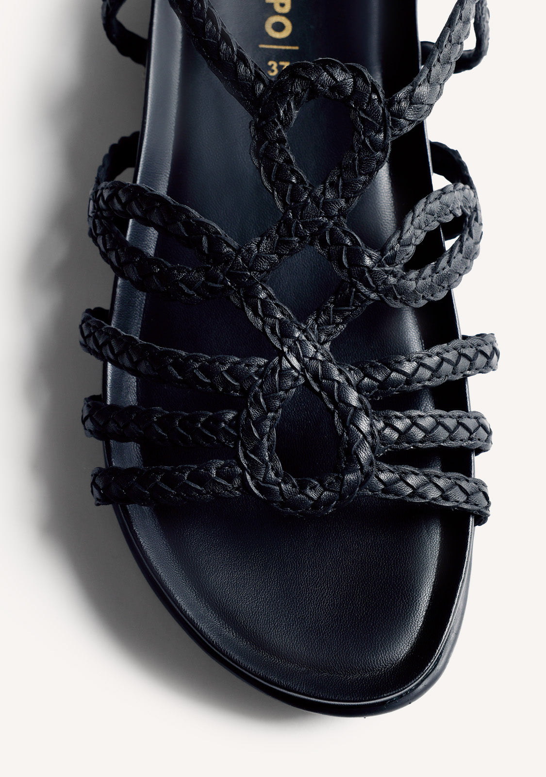BRAIDED LEATHER SANDALS MARIGAT