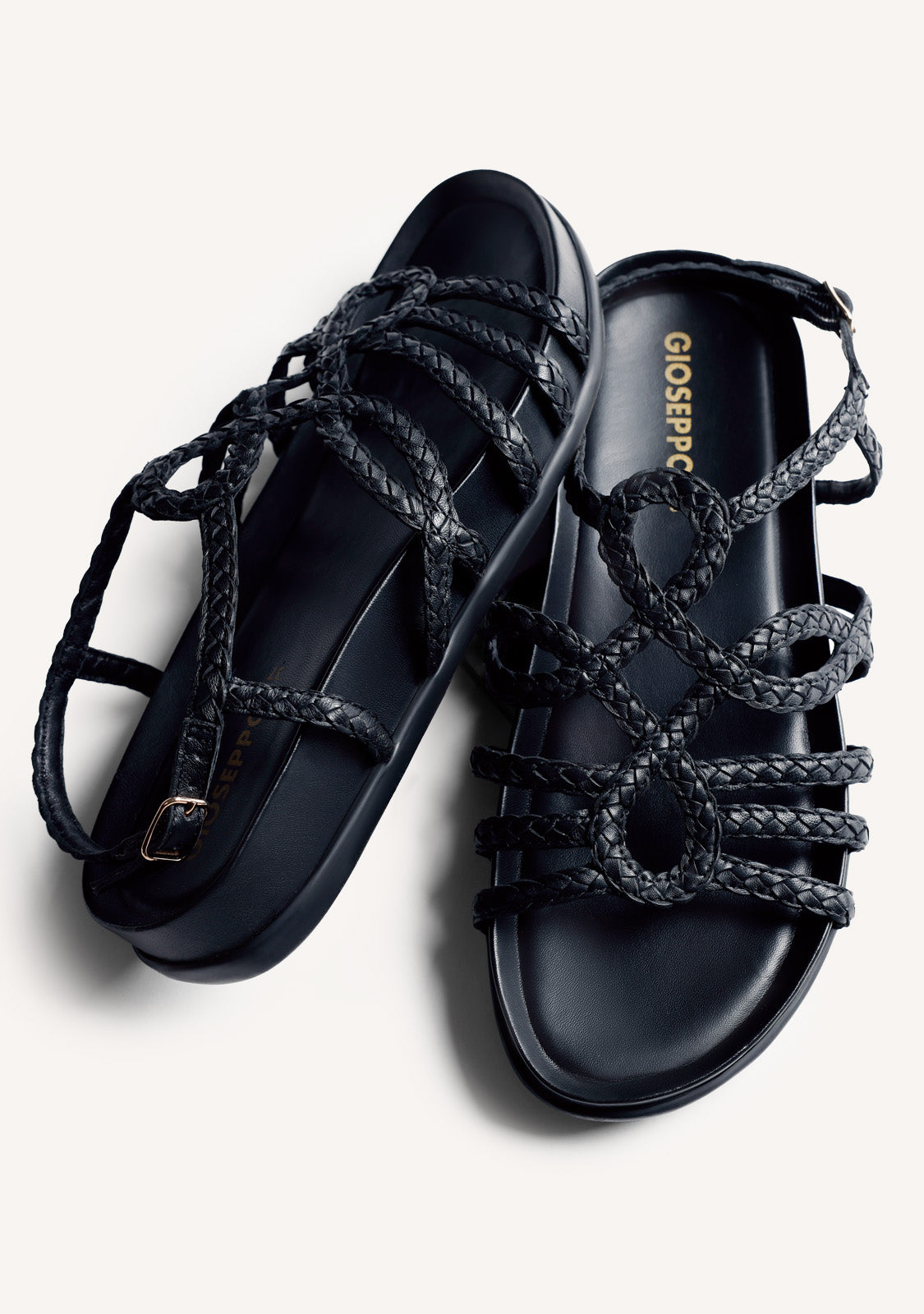 BRAIDED LEATHER SANDALS MARIGAT