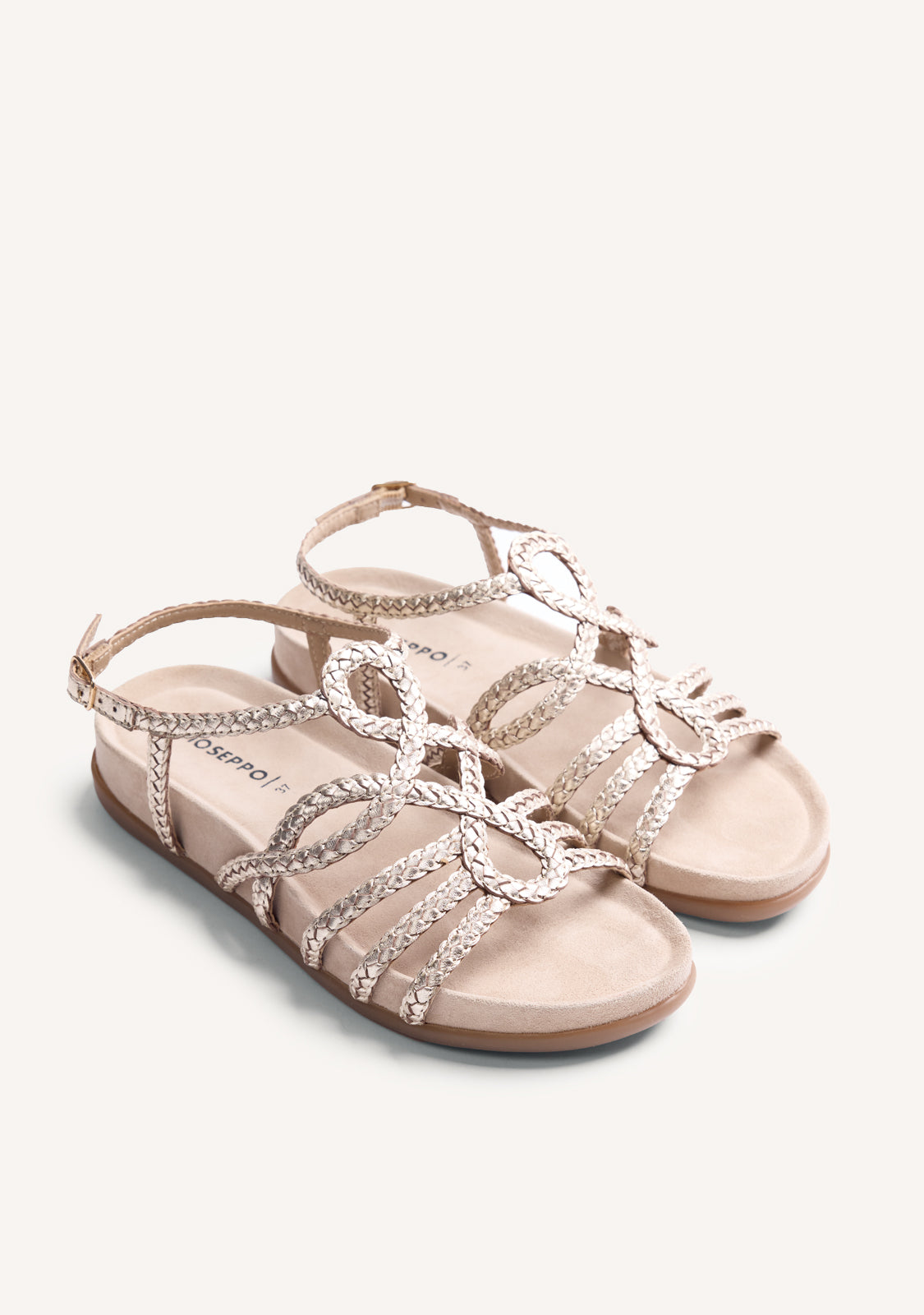 BRAIDED LEATHER SANDALS MARIGAT