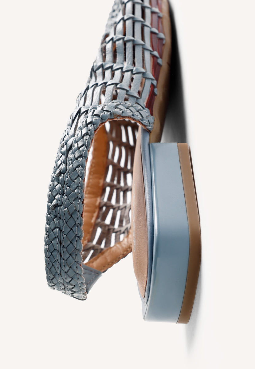 BAILARINAS DESTALONADAS PIEL TRENZADA MAGARINI