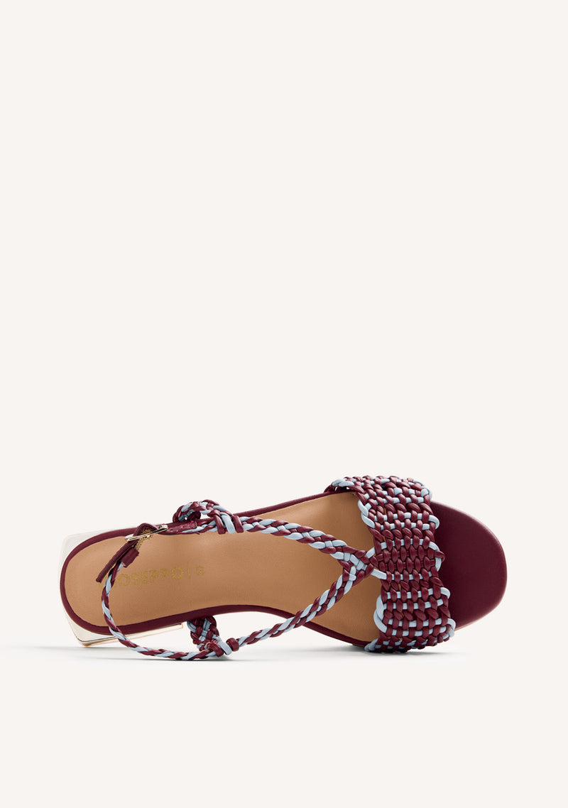 BRAIDED LEATHER SANDALS LODWAR