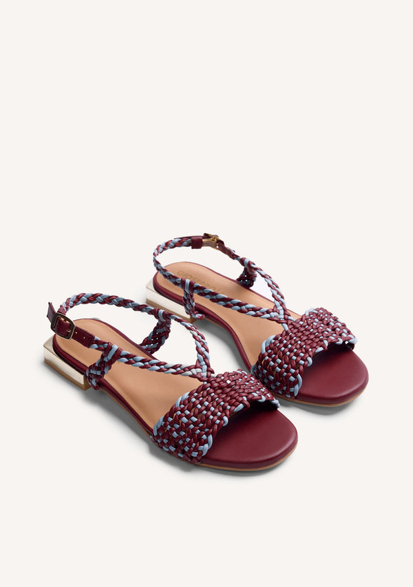 BRAIDED LEATHER SANDALS LODWAR