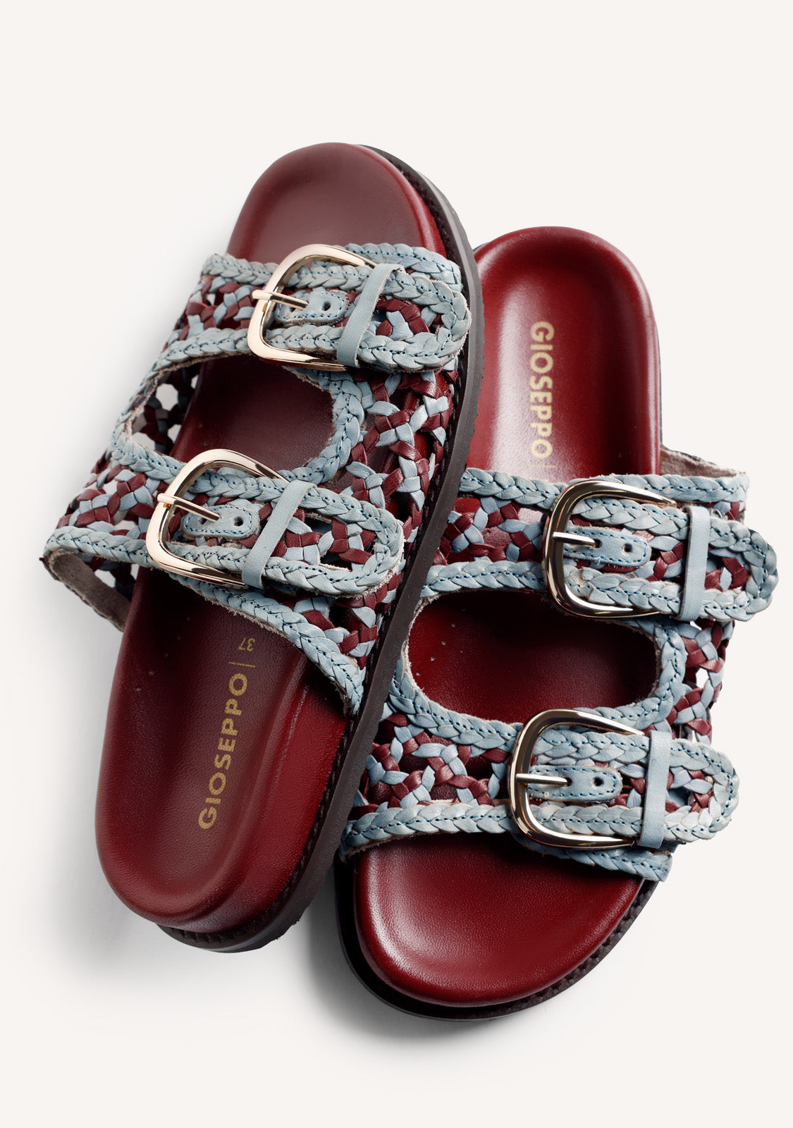 BRAIDED LEATHER BIO SANDALS KONGWA