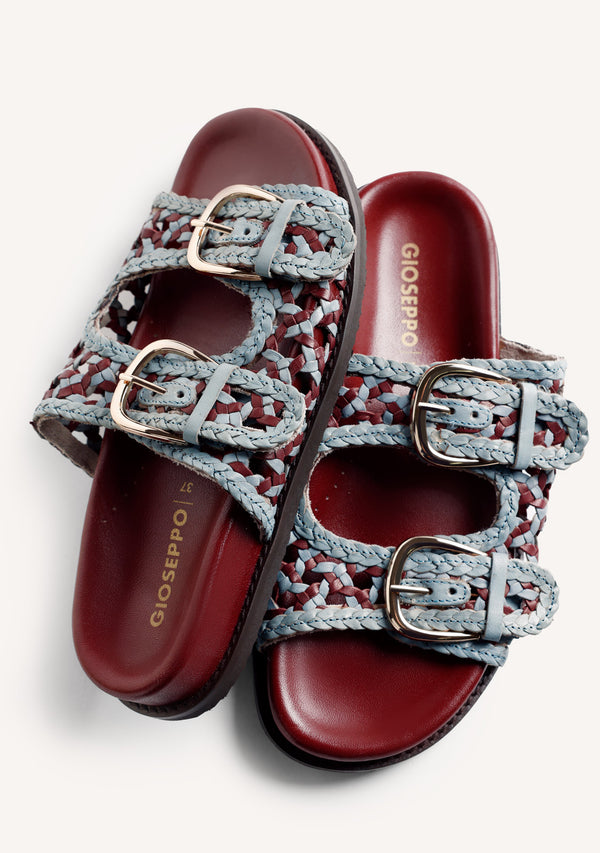 BRAIDED LEATHER BIO SANDALS KONGWA