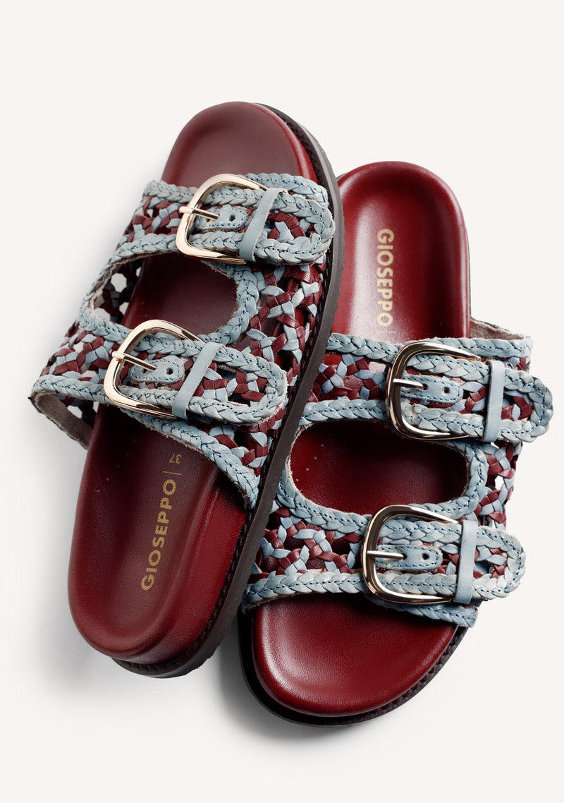 BRAIDED LEATHER BIO SANDALS KONGWA