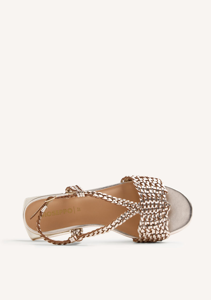 BRAIDED LEATHER SANDALS KITUNDA