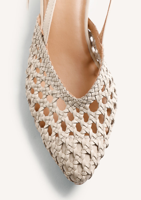 ZAPATOS SALÓN DESTALONADOS PIEL TRENZADA KIPILI