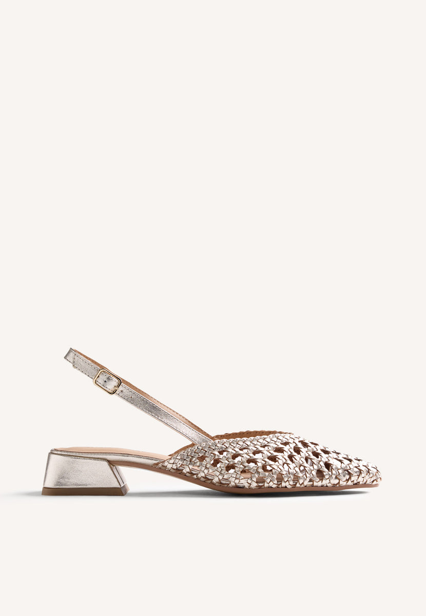 ZAPATOS SALÓN DESTALONADOS PIEL TRENZADA KIPILI