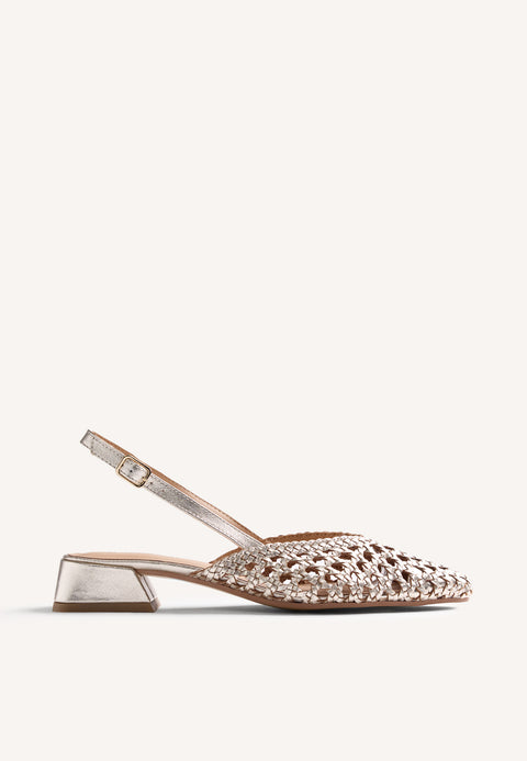 ZAPATOS SALÓN DESTALONADOS PIEL TRENZADA KIPILI