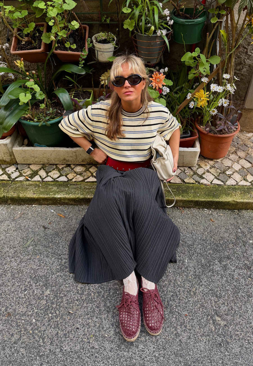 ZAPATOS PLANOS PIEL TRENZADA WAYZATA