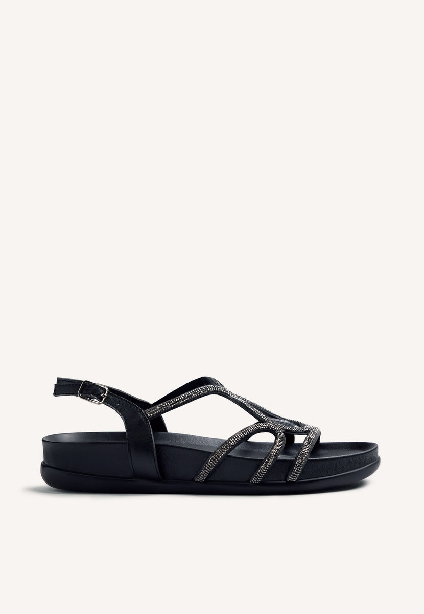 SANDALIAS PIEL PEDRERÍA EMKOANI