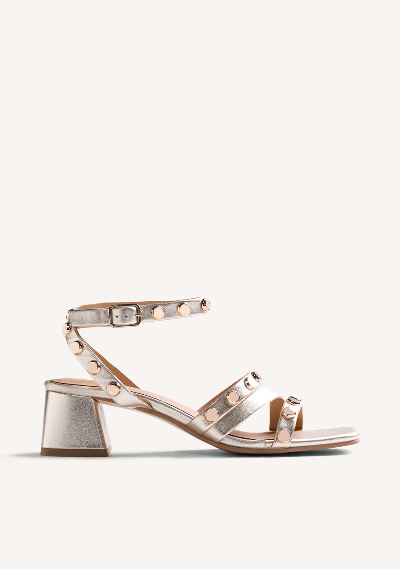 SANDALES TALONS CLOUTÉS CUIR KASULU