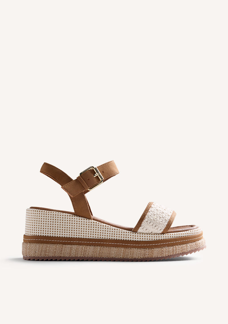 SANDALES COMPENSÉES AU CROCHET ISOKO