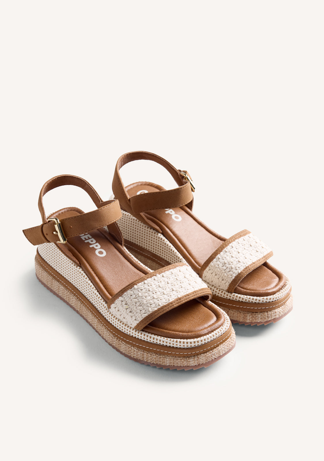CROCHET WEDGE SANDALS ISOKO