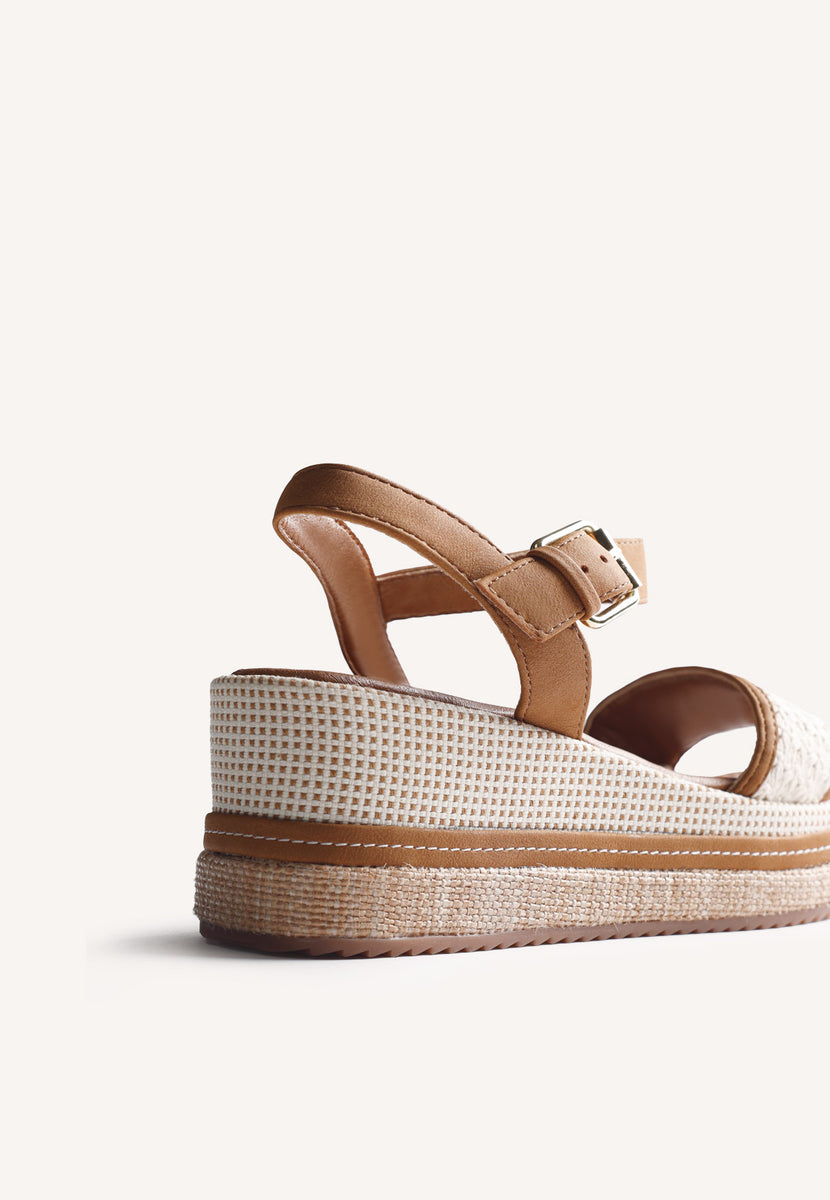 SANDALIAS CUÑA CROCHET ISOKO