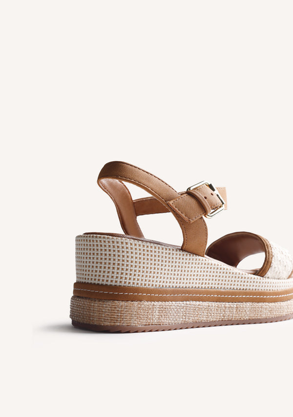 SANDALIAS CUÑA CROCHET ISOKO