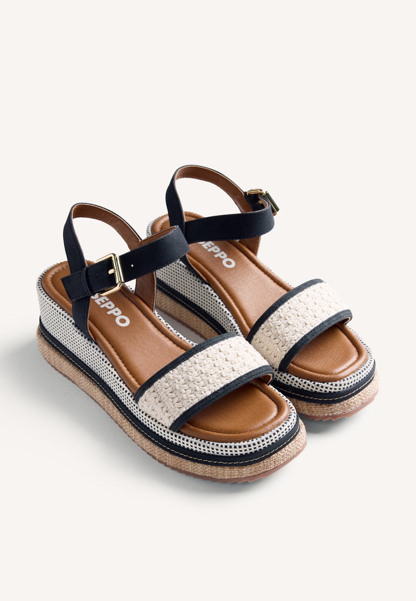 SANDALI ZEPPA UNCINETTO ISOKO