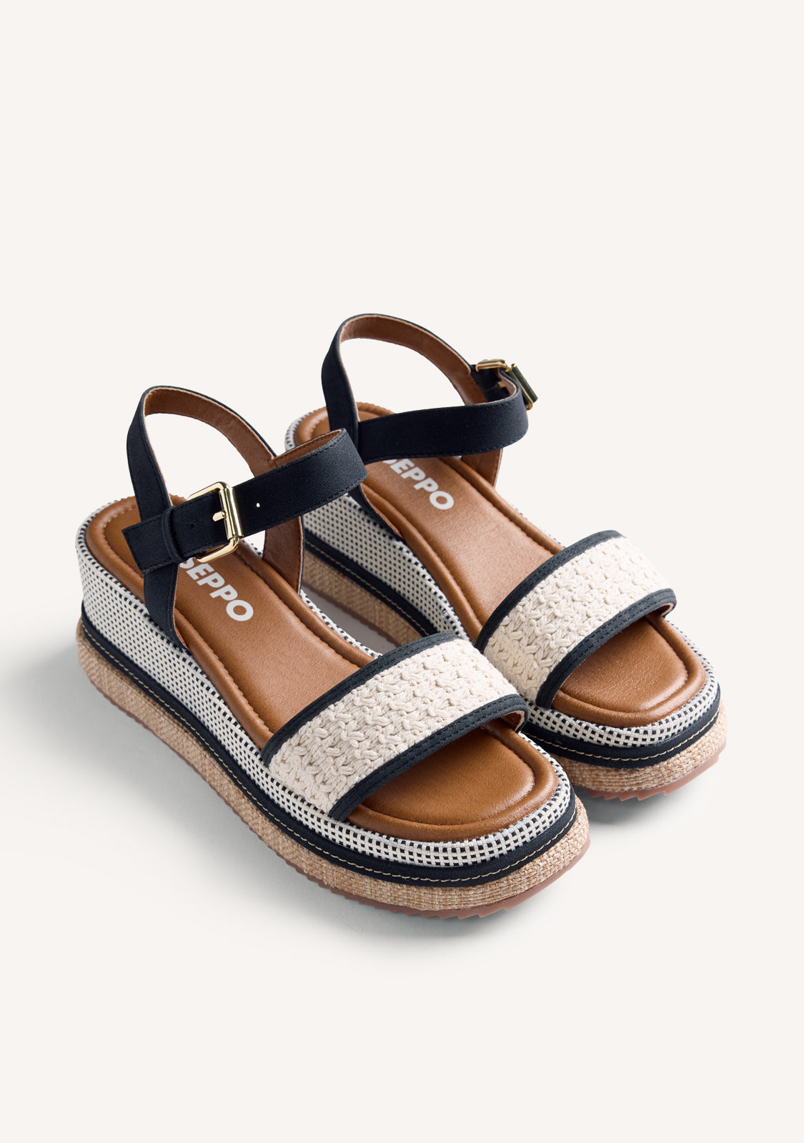 CROCHET WEDGE SANDALS ISOKO