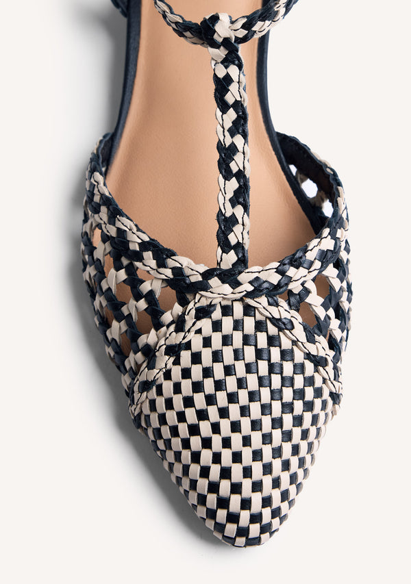 BRAIDED LEATHER BALLET FLATS JHELUM braided-leather-ballet-flats-jhelum