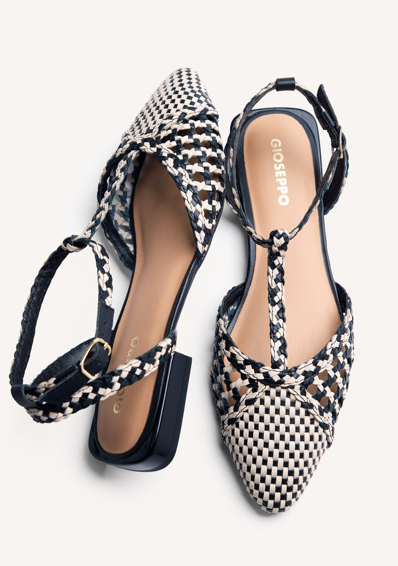 BALLERINES CUIR TRESSÉ JHELUM