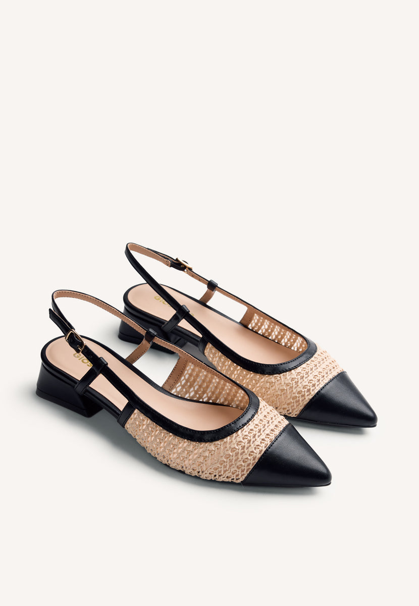SCARPE TACCO RAFIA CINTURINO LAMU