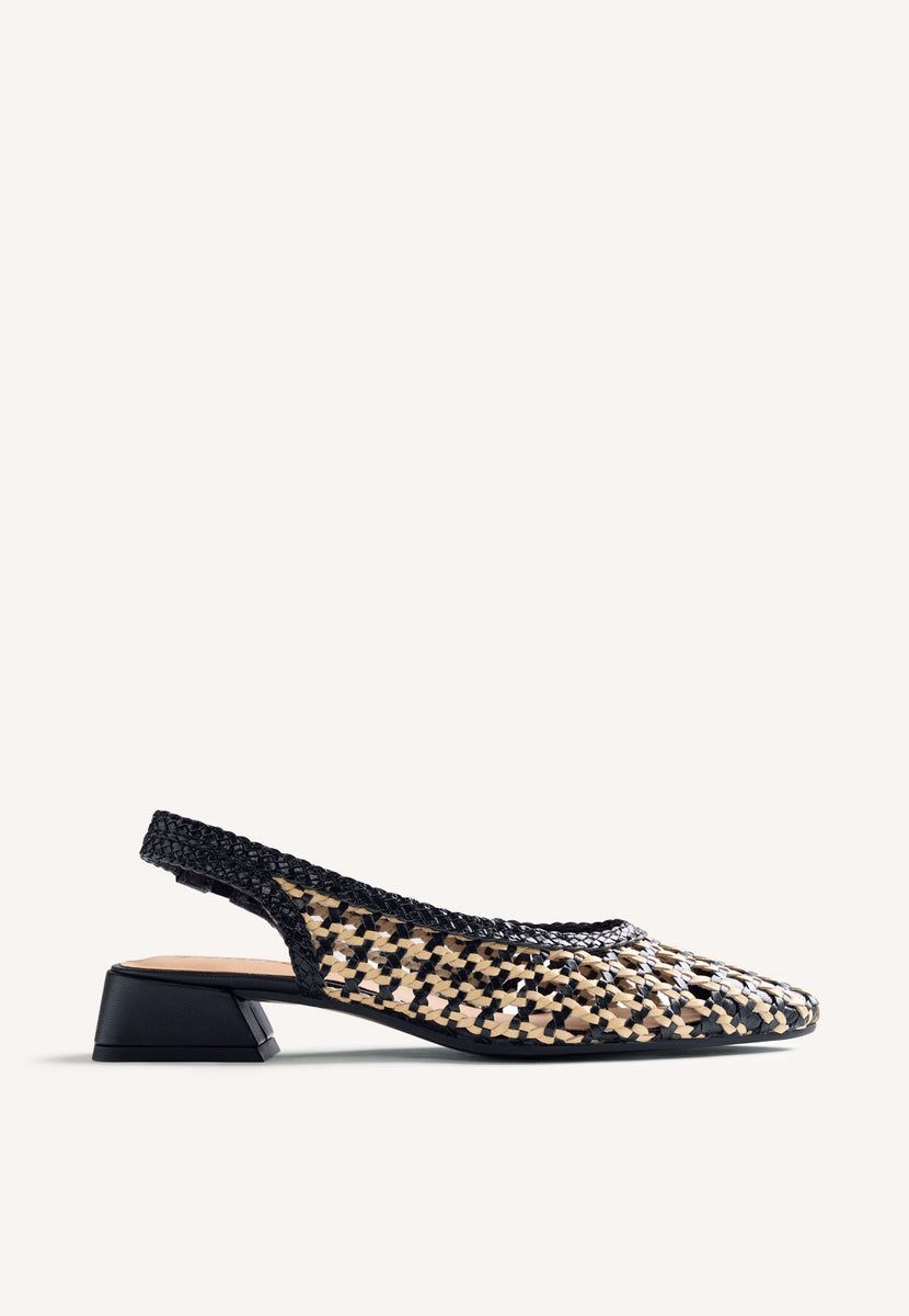 SCARPE TACCO PELLE APERTE HOUNSLOW