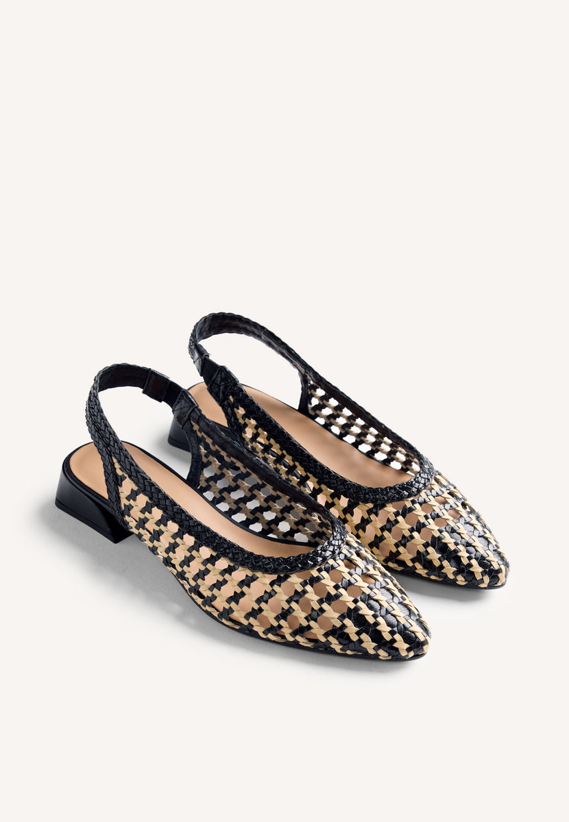 SCARPE TACCO PELLE APERTE HOUNSLOW