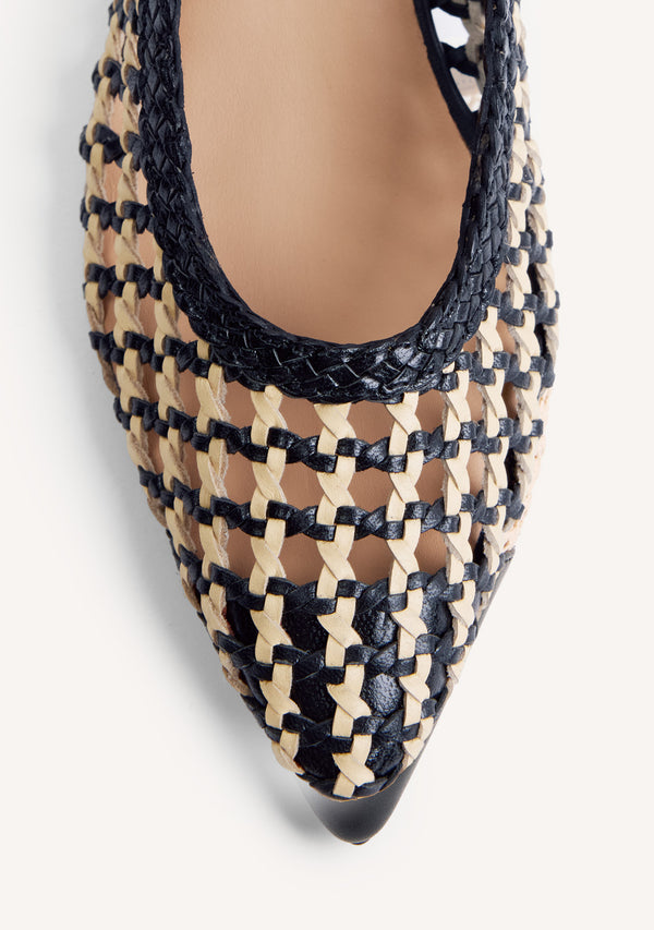 SCARPE TACCO PELLE APERTE HOUNSLOW