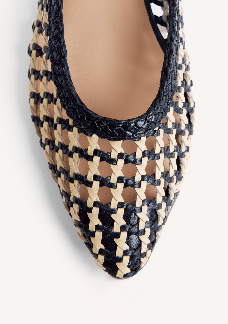 SCARPE TACCO PELLE APERTE HOUNSLOW
