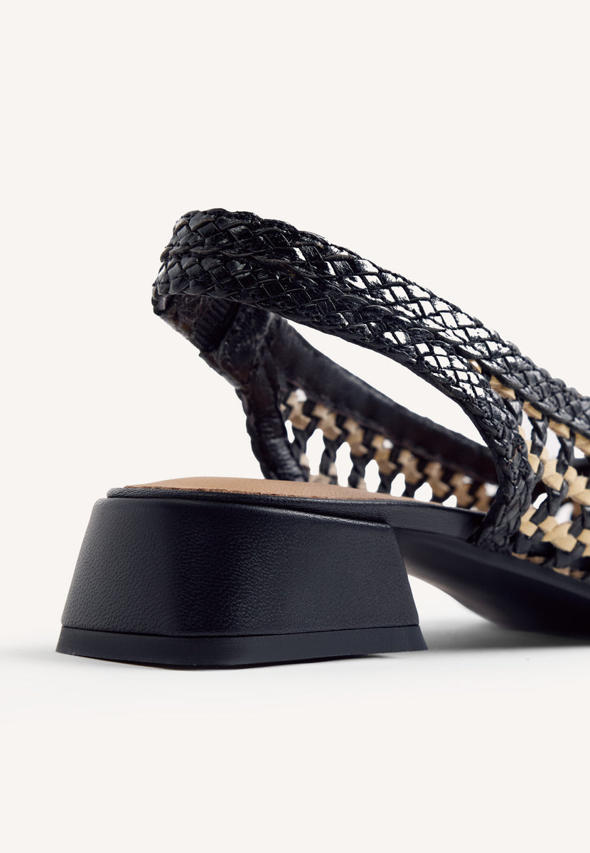 SCARPE TACCO PELLE APERTE HOUNSLOW