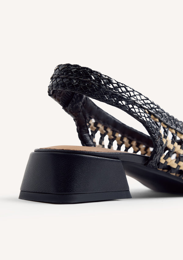 SCARPE TACCO PELLE APERTE HOUNSLOW