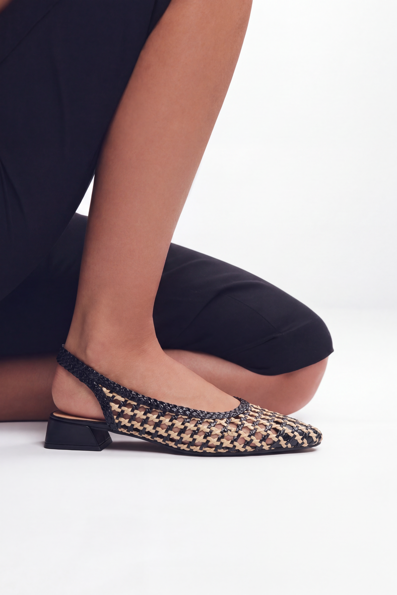 SCARPE TACCO PELLE APERTE HOUNSLOW