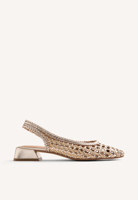 SCARPE TACCO PELLE APERTE HOUNSLOW