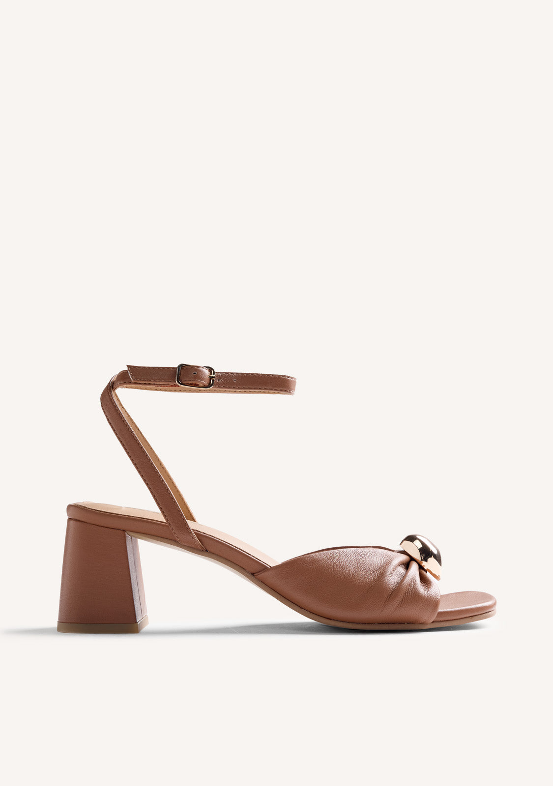 SANDALES TALONS CUIR BIJOU KABARNET