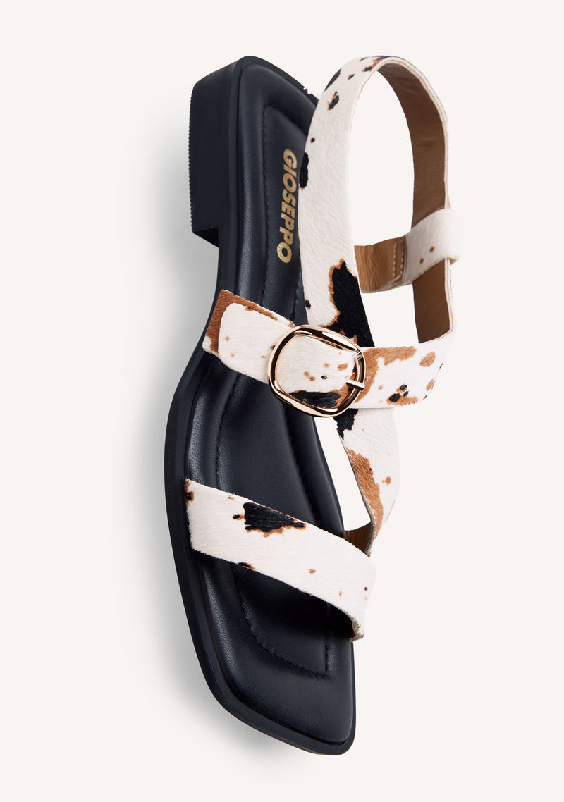 MBEYA CUIR CLOUTÉES IMPRIMÉ ANIMAL