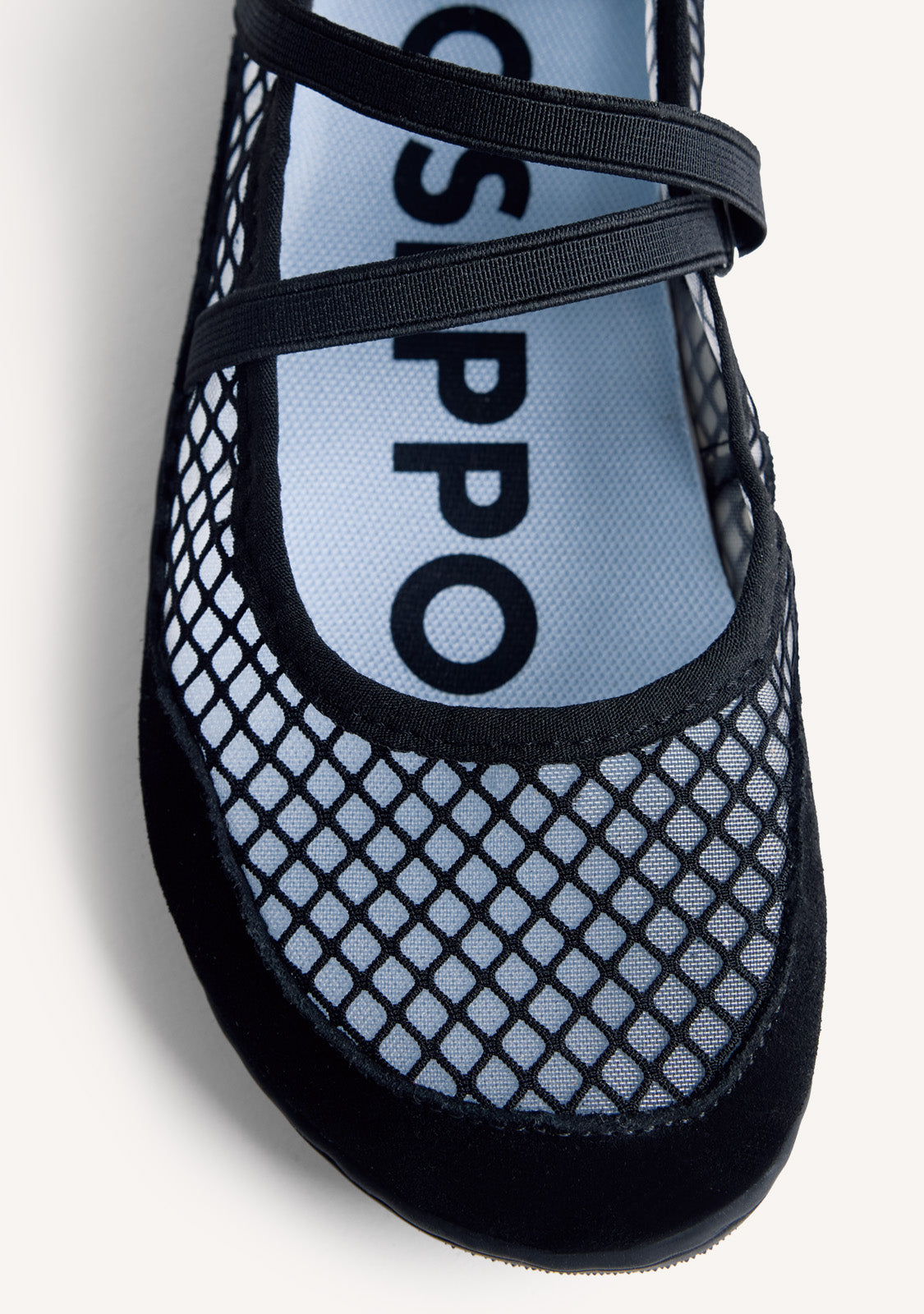 GIOSEPPO BAREFOOT - LEATHER AND MESH SPORTY BALLET FLATS NAJONBE